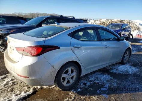2015 Hyundai Elantra Se z USA, uszkodzony, nr VIN KMHDH4AEXFU266621